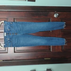 Madewell Button-Fly 9" Mid-Rise Skinny Jeans - Size 29